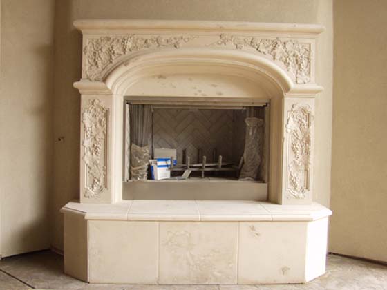 Eddie Grapes Fireplace