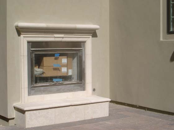 White Rock Fireplace